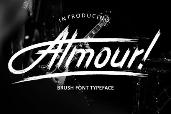 Almour: A Brushed Display Font That Makes Your Brand Feel Thoughtful