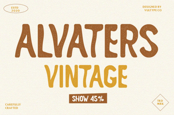 Alvaters: A Display Font That Feels Like a Thoughtful Pause