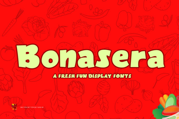 Bonasera: A Playful Display Font That Makes Your Brand Feel Like Home