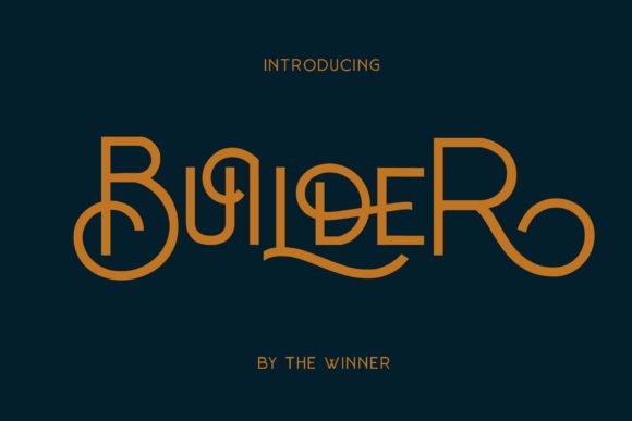 Builder: An Elegant Display Font That Earns Its Place