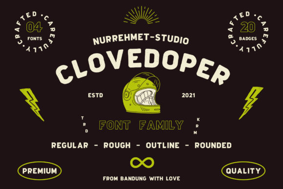 Clovedoper: A Bold Display Font for Modern Digital Branding