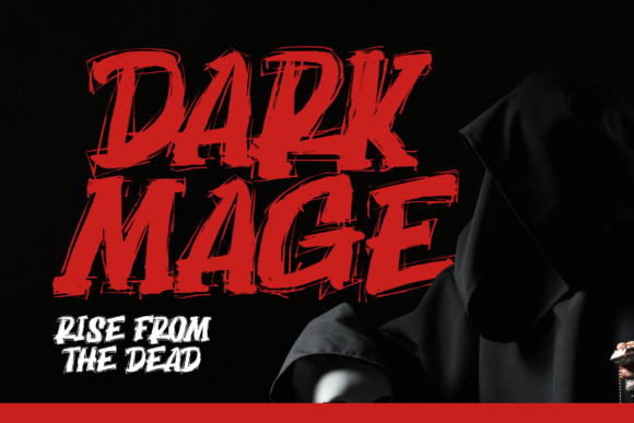 Dark Mage: A Spooky-Yet-Sophisticated Display Font for Small Business Branding
