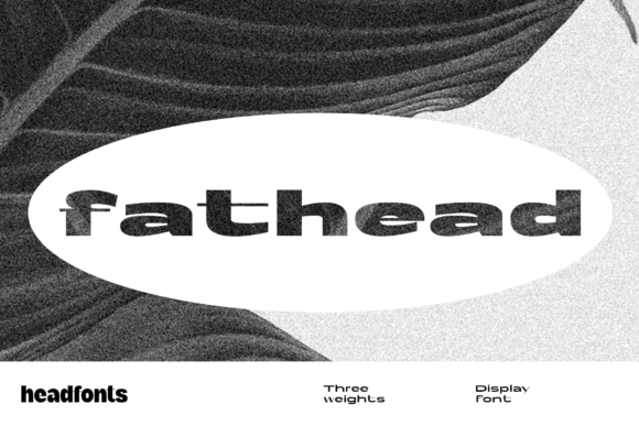 Fathead: A Bold, Modern Display Font for Crafters & Sellers