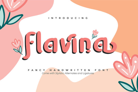 Flavina: A Retro Display Font That Feels Like a Warm Hello