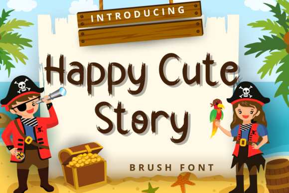 Happy Cute Story: A Display Font That Feels Like a Warm Hug