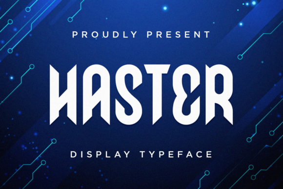 Haster: A Bold Display Font That Commands Attention