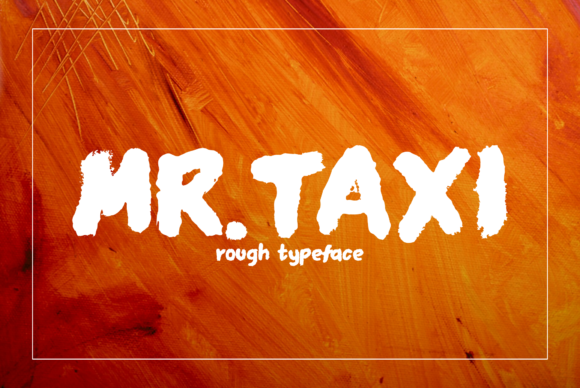 Mr Taxi: A Playful Display Font for Handmade Charm