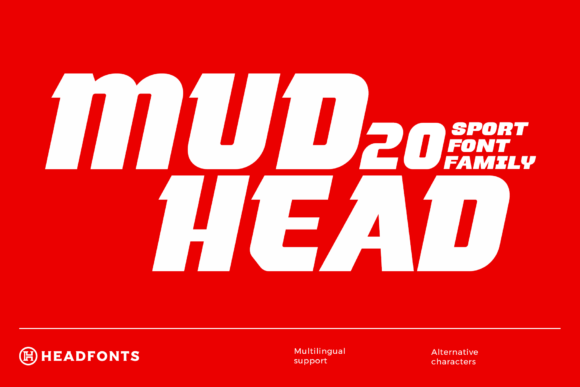 Mudhead Family: A Display Font That Makes Your Headlines Pop