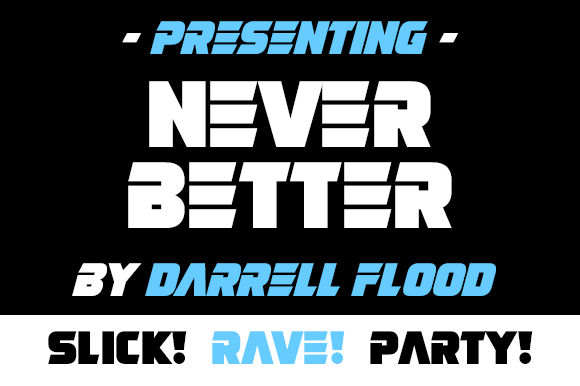 Never Better: A Bold Display Font for Modern Web Design