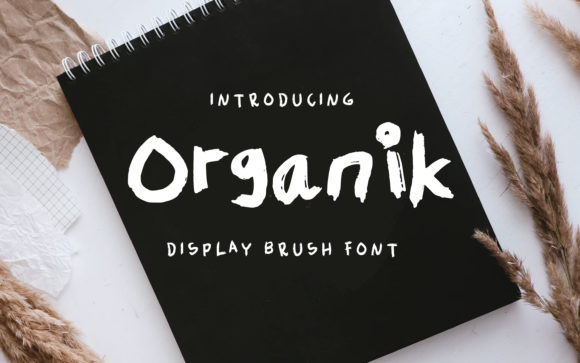 Organik: A Joyful Display Font for Handmade Creators