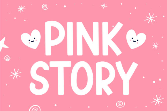 Pink Story: A Display Font That Feels Like a Gentle Invitation