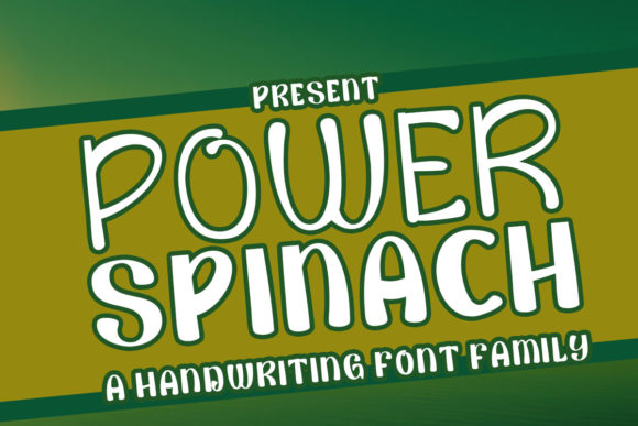 Power Spinach: A Vibrant Display Font for Digital Branding