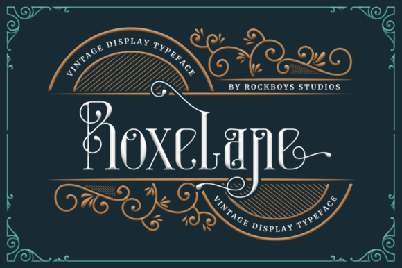 Roxelane: A Vintage Display Font That Elevates Real Small Business Branding