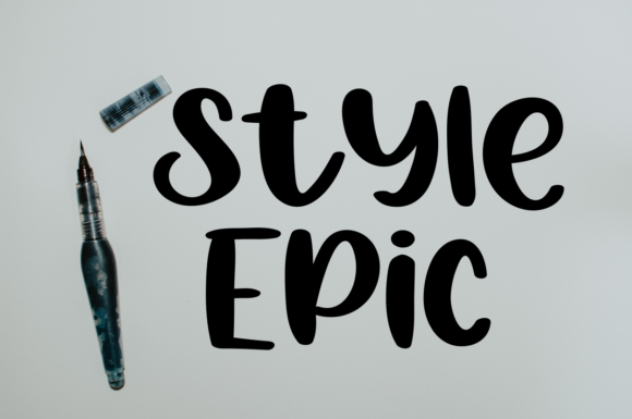 Style Epic: A Friendly Display Font for Editorial Design
