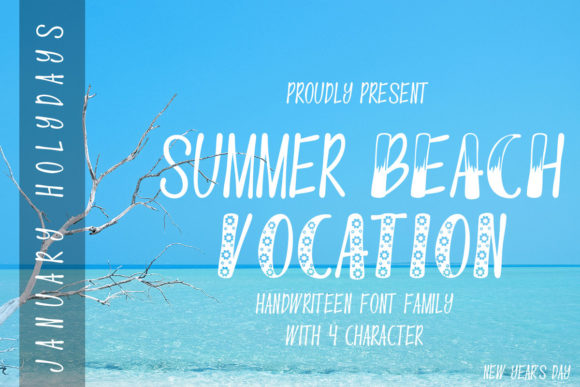 Summer Beach Vocation: A Display Font That Feels Like Your Brand Just Took a Deep Breath