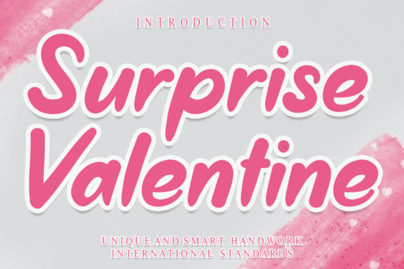 Surprise Valentine: A Display Font That Delivers Joy at First Glance