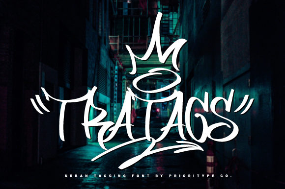 Tratags: A Display Font That Feels Like a Deep Breath