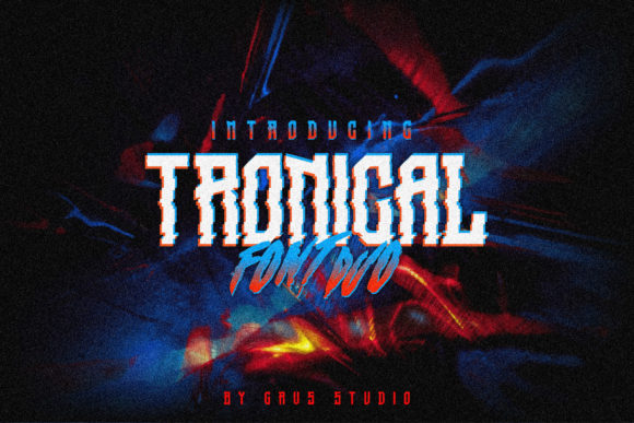 Tronical: A Bold Display Font for Editorial Impact