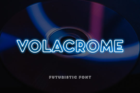 Volacrome: A Futuristic Display Font That Commands Attention