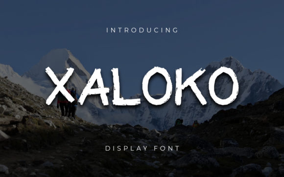 Xaloko: A Bold Display Font That Commands Attention